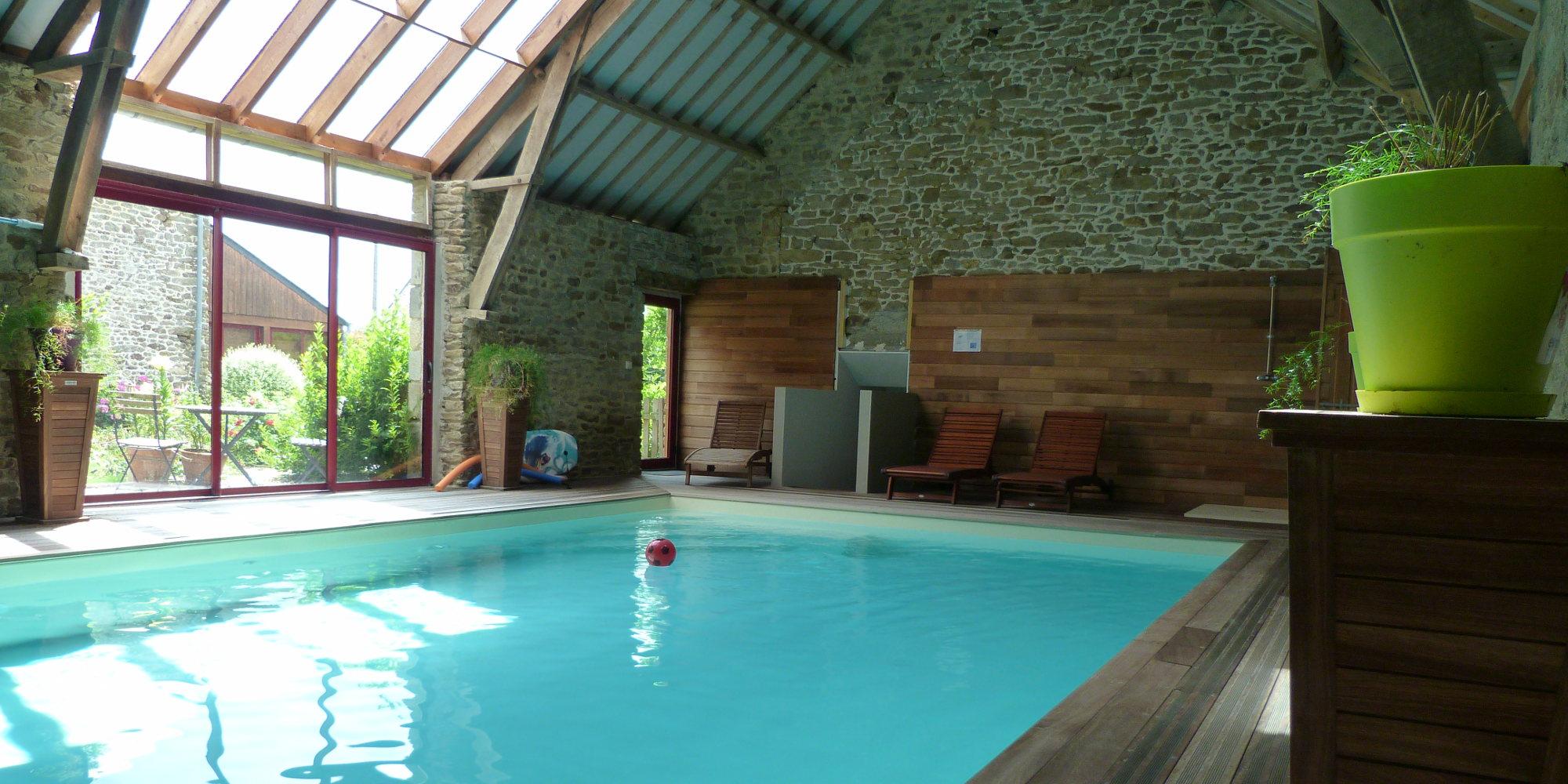 Une piscine couverte et chauffée toute l'année